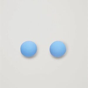 COS Spherical Light Blue Stud Earrings